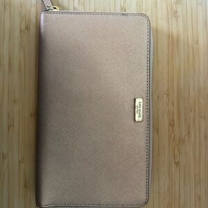 Kate Spade Metallic Pink Wallet